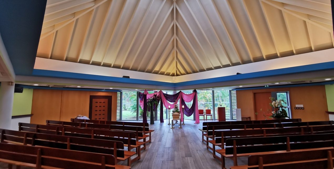 Salle de recueillement - Crématorium de la Martinique - La Société des Crématoriums de France