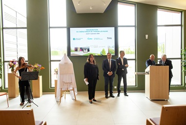 Cérémonie d'inauguration du crématorium